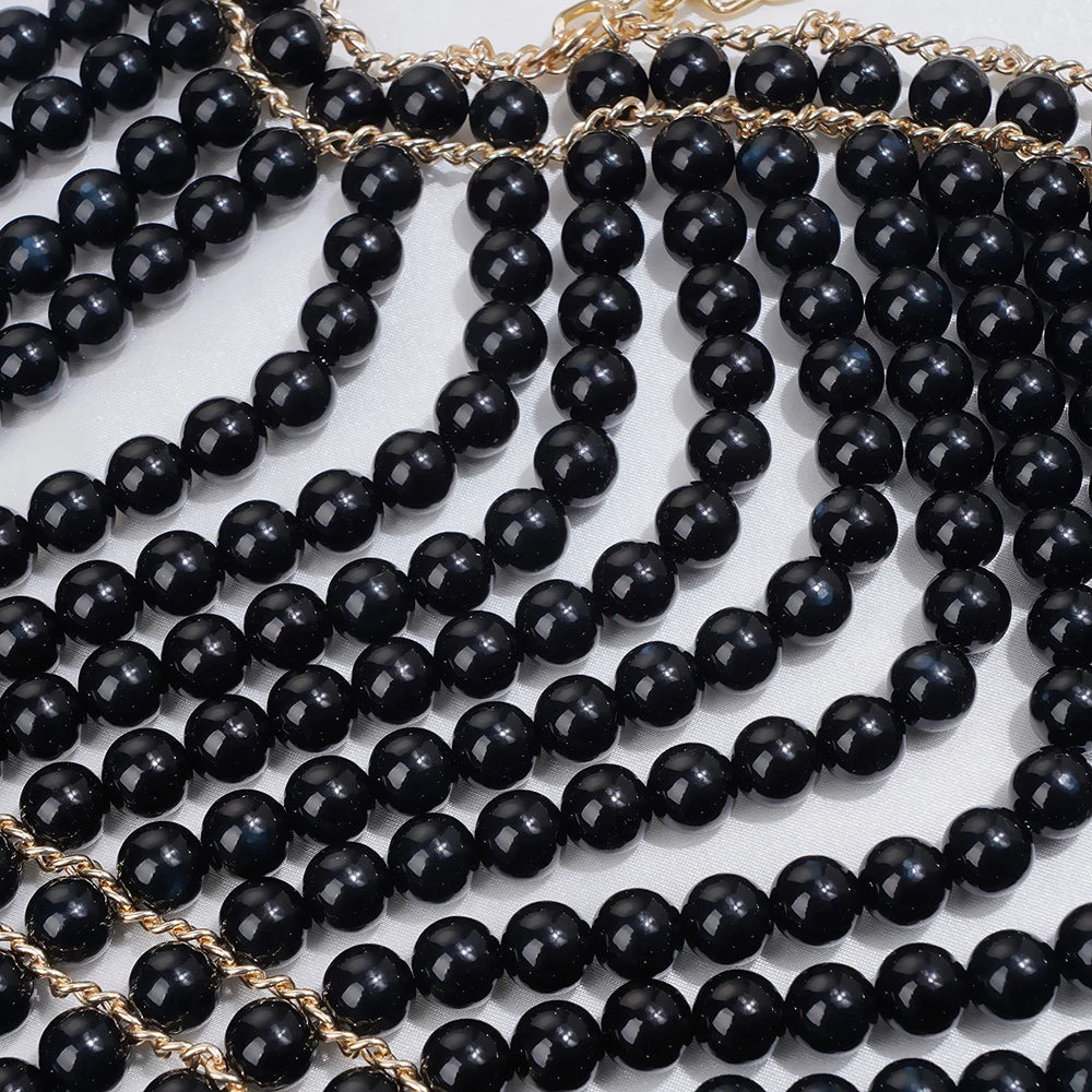 Women's Pearl Body Chains Bra Fashion Adjustable Size Shoulder Necklaces Sexy Tops Chain Wedding Dress Pearls Shawl Body Jewelry