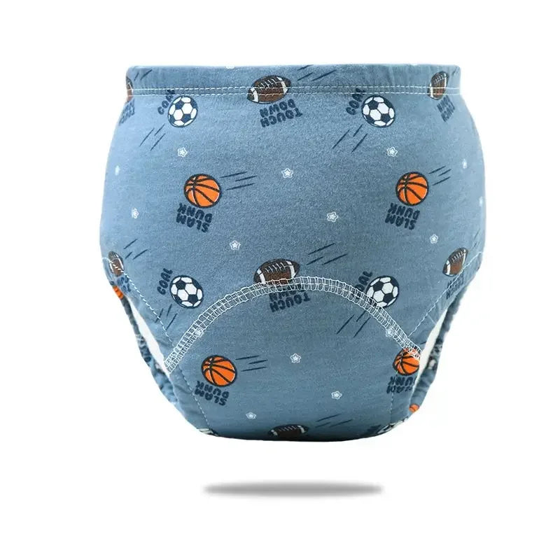 2/3/4/5/8Pc Baby Potty Toilet Training Pants Nappies Cartoon Boys Girls Underwear Cotton TPU WaterProof Panties Reusable Diapers