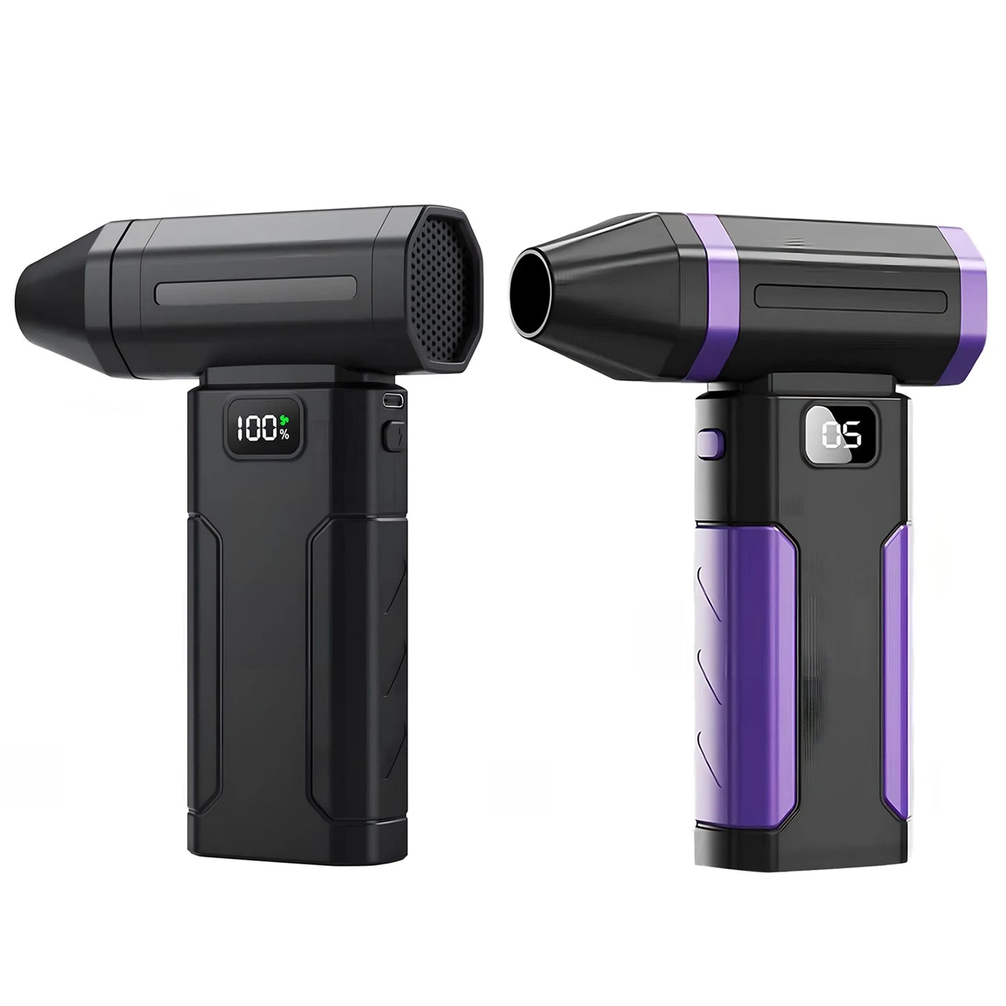  Compressed Air Duster 5-Speed Handheld Portable Dust Blower Electric Dryer Screen Display Rechargeable 100000RPM Powerful Tool