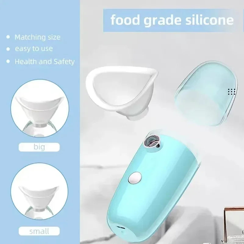 Nano Spray Eye Massage Instrument Facial Sprayer Humidifier USB Nebulizer Face Steamer Moisturizing Beauty Health Skin Care Tool
