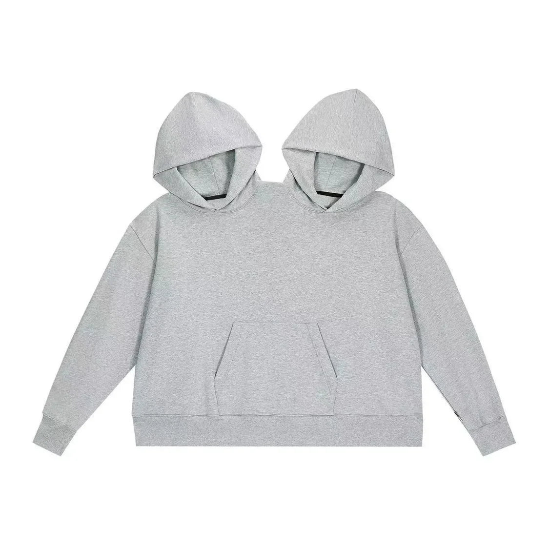 Creative Couple Matching Hooded Romper Sweatshirts Spring Summer New Style Close Knit Popcorn Print Intimate Pajamas