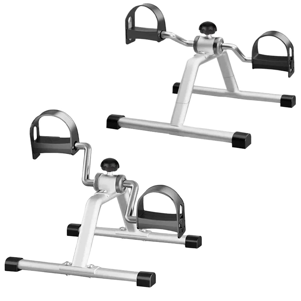 Portable Pedal Exerciser Mini Exercise Bike Adjustable Resistance Foot Peddler Machine Non Slip for Indoor Leg Rehabilitation