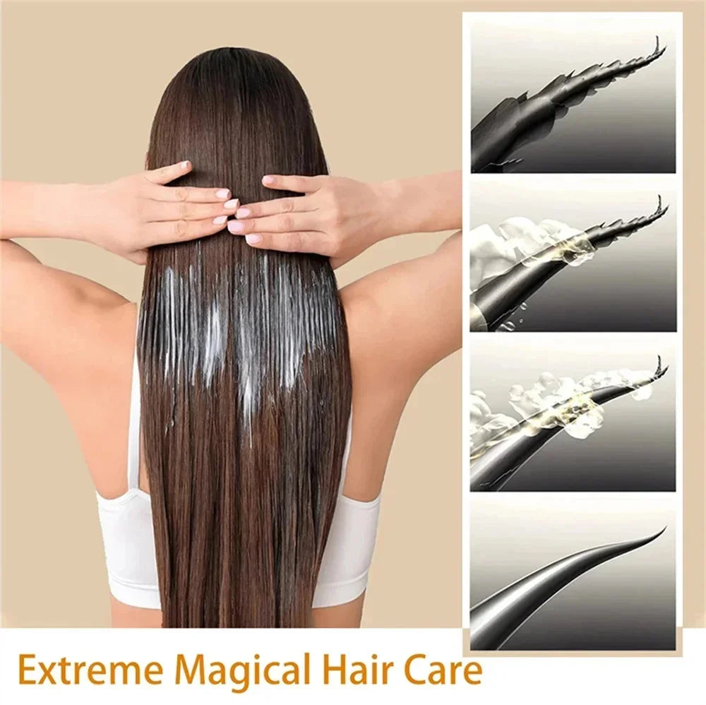 Magical Keratin Hair Mask 5 Seconds Repair Damaged Frizzy Hair Soft Smooth Shiny Nutrition Deep Moisturize Nourishing Hair Care