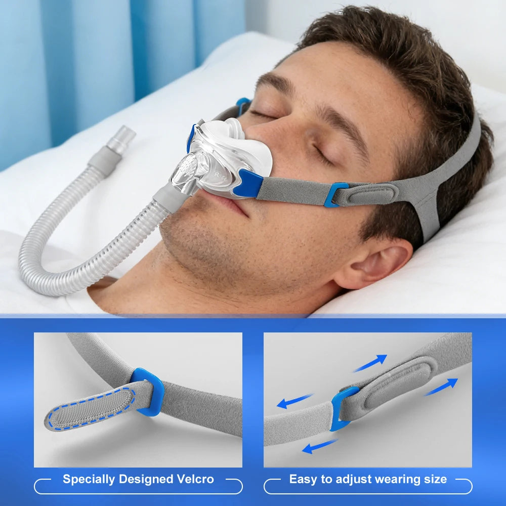 Nasal Pillow CPAP Mask Includes Frame,Headgear & Nasal Pillow Cushions (Small, Medium, Large) Lightweight For Cpap&Bipap Machine