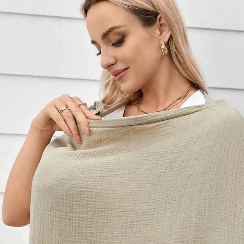 Breathable Breastfeeding Cover Baby Feeding Nursing Covers Adjustable Nursing Apron Outdoor Privacy Cover Mother Nursing Cloth