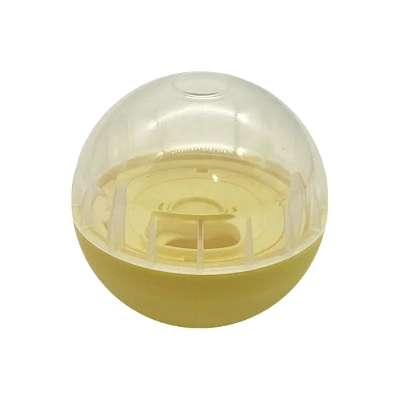 Treat Ball Dog Treat Dispenser Toy Ball Interactive Dog Toy - 4" Dog Food Toy Stimulation, Slow Feeder