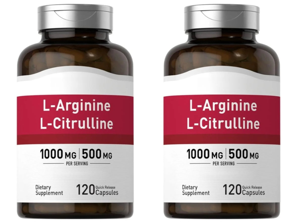 Amino Acid Supplement with 1000mg L-Arginine and 500mg L-Citrulline 120Count Support Healthy Living & Provide Physical Energy