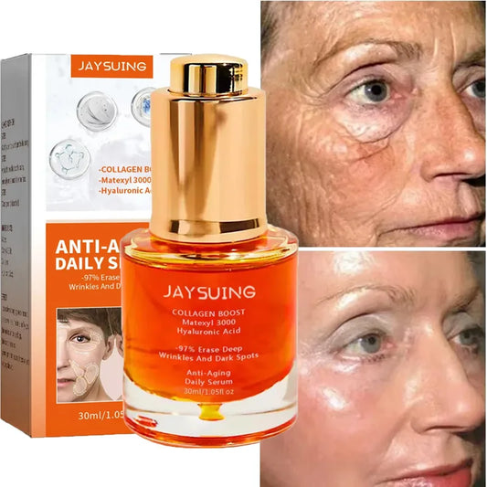 Collagen Wrinkle Remover Face Serum Firming Lift Anti Aging Fade Fine Lines Whitening Brighten Moisturizing Skin Care Cosmetics