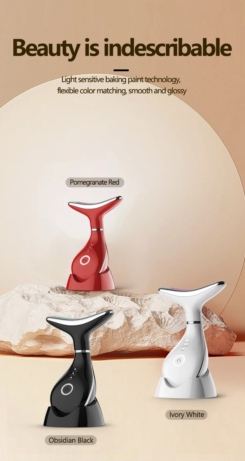 7 Colors Neck Face Beauty Device Facial Lifting Machine Face Massager Reduce Double Chin Face Sculpting Skin Care Beauty Tools