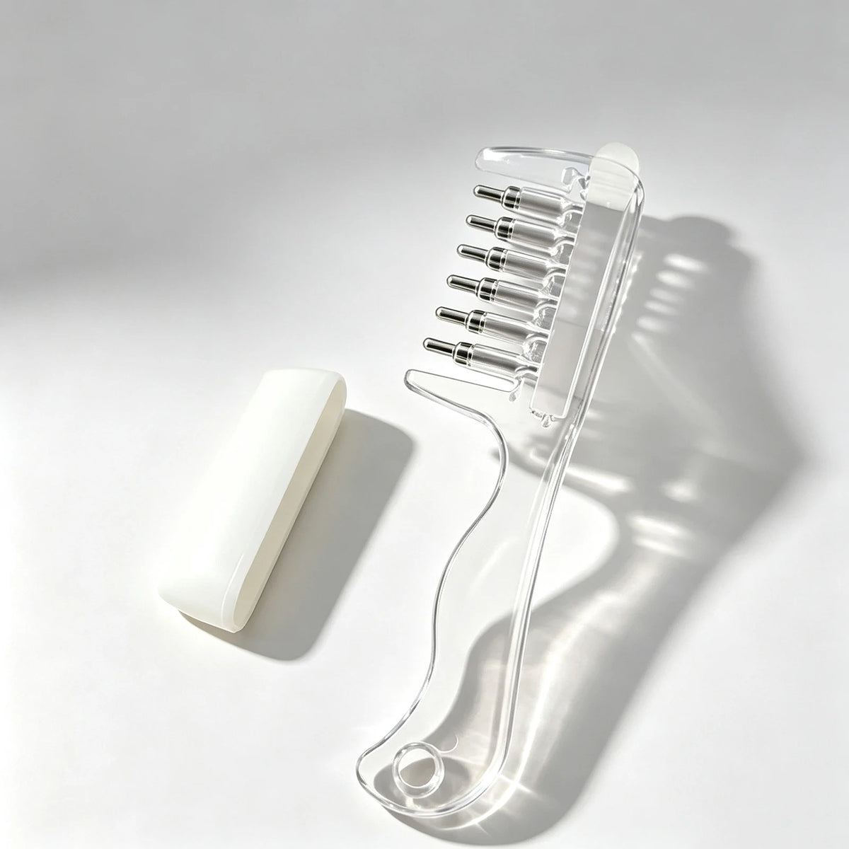 Scalp Liquid Applicator Comb, Refillable Hair Serum Oil Dispensing Comb, Roller Ball Massage Comb For Hair Root Treatment