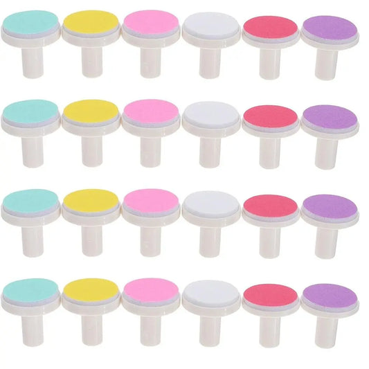 20Pcs Baby Nail File Pads Electric Nail Trimmer Replacement Pads Baby Nail Grinding Heads for Kid Newborn Infant Toddler