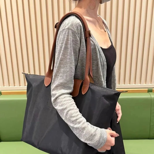 2026 Hot Ins Y2K Hobos Bag New Fashionable Large Capacity Women's Handbag Foldable Classic Eco Friendly Nylon Tote Shoulder Bags