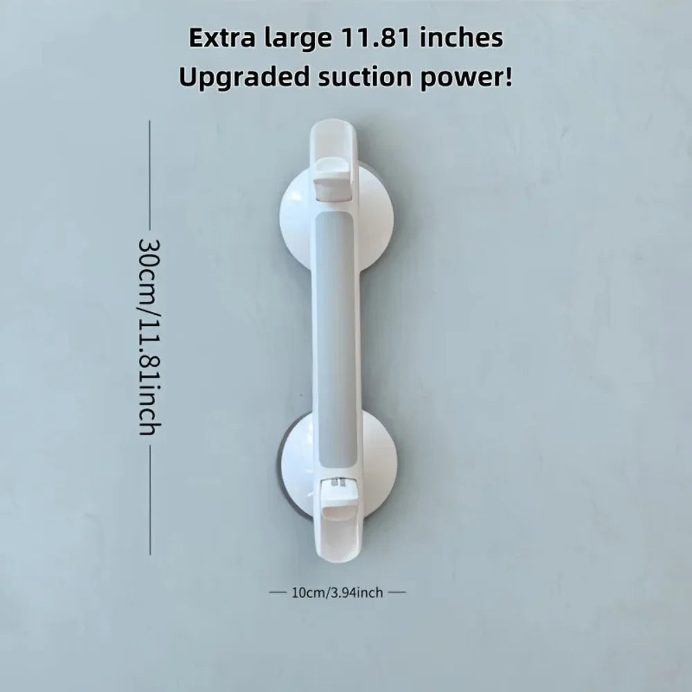Heavy Duty Suction Grab Bar Shower Bathroom Safety Handle Anti-Slip Grip Elderly Assist Balance Bar Handicap Bathing Tools
