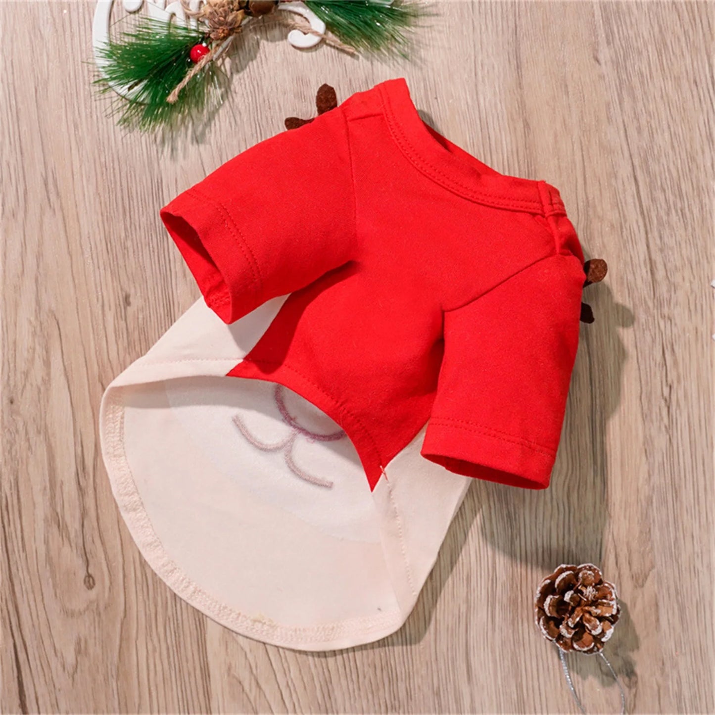 Puppy Style Christmas Sweatshirt Winter Dog Warming Soft Comfortable Pullover Sweatshirt Puppy Festival Lovely Costume Shirt