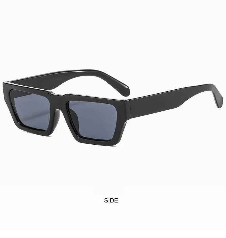 Square Sunglasses Men Women Retro Fashion Popular Sun Glasses Male Female Black Mirror Vintage Small Frame Oculos De Sol