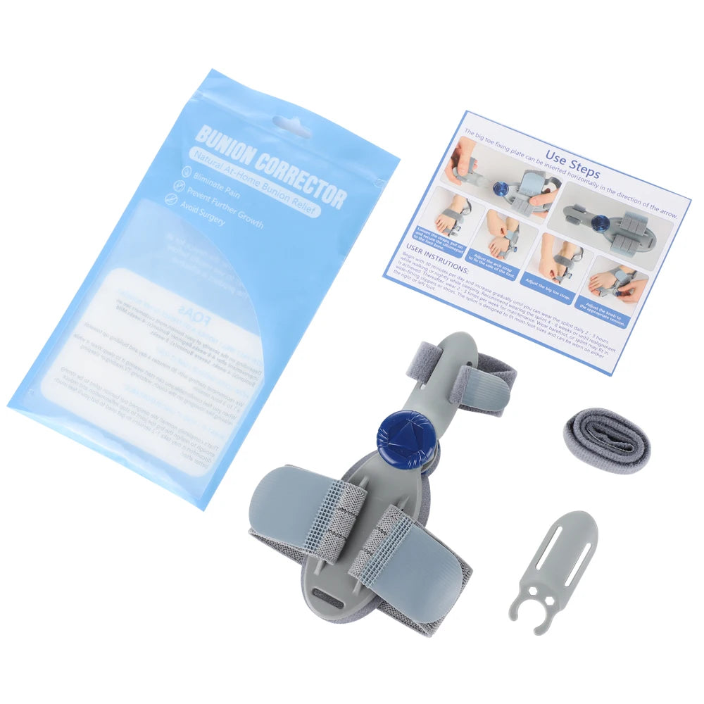 Bunion Adjuster Knob Adjustable Foot Hallux Valgus Braces Toe Straightener Pedicure Finger Toe Adjuster Unisex