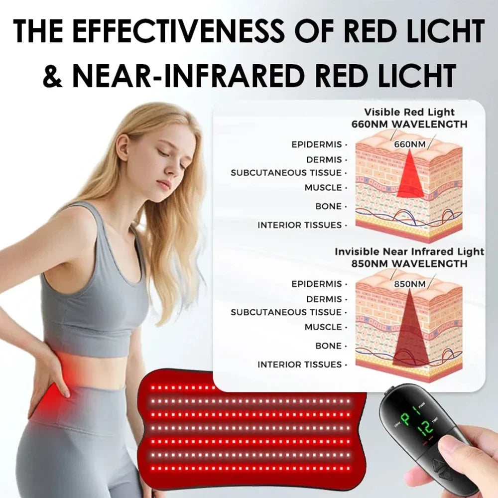 210 LEDs red Infrared Light Therapy Pad Beauty Devices portable 660nm 850nm Relax Pad for face,body back knee hands feet relief