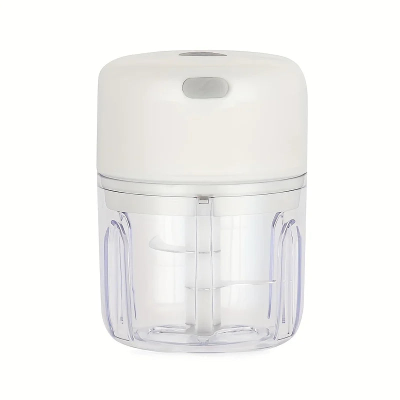 250ml mini rechargeable garlic chopper and meat grinder, durable and sturdy, suitable for grinding garlic, chili, onions, ground meat, nuts, and more