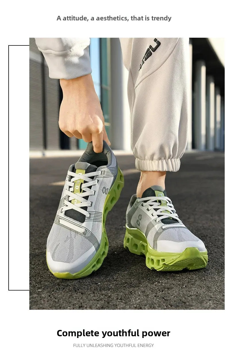 Fashionable Large Size Korean Style Men's Running Shoes Casual Sport Shoes for Teenagers And Students Comfortable Breathable