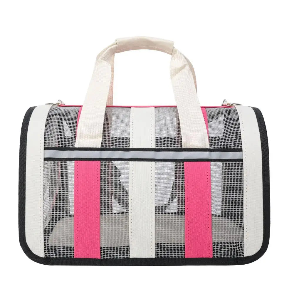 1Pc S/M/L Portable Folding Cat Bag Comfort Safety Large Capacity Crossbody Outdoor Pet Breathable Backpack Handheld Pet Bag