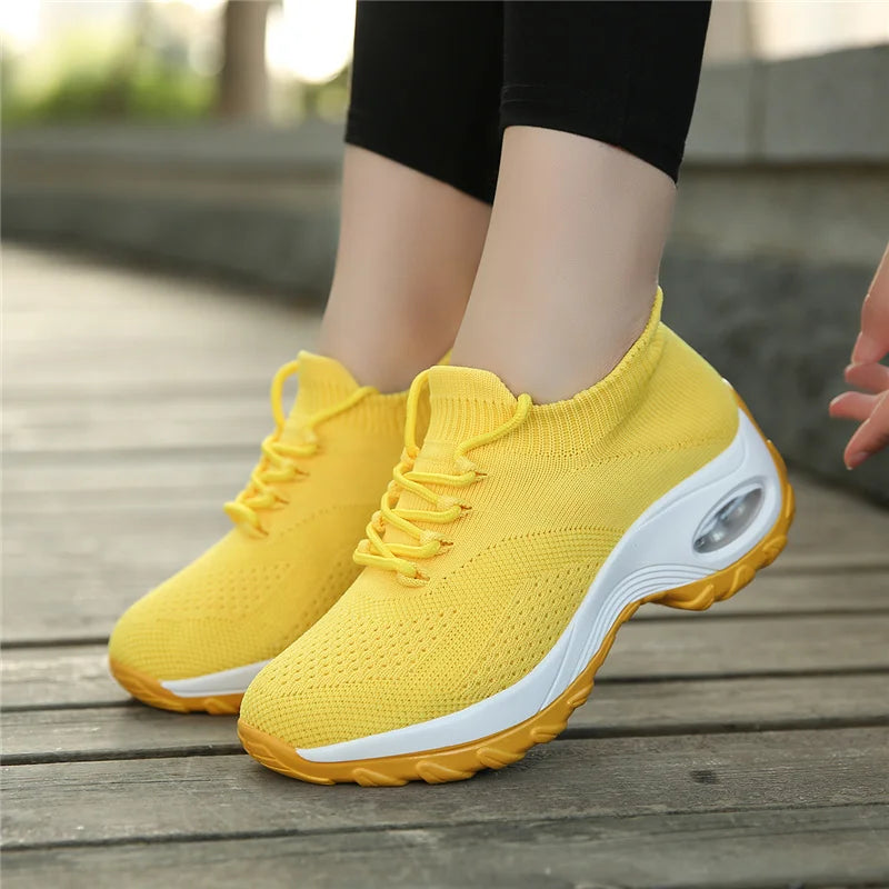 MAEDEF Women Shoes Athletic Sneaker Breathable Non Slip Women Walking Shoes Tennis Sports Casual Walking Shoes Woman Sneakers