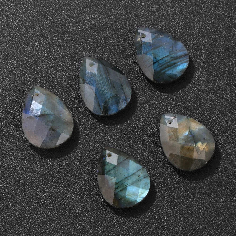 High Quality Natural Stone Labradorite Beads Charms Shiny Healing Gem Stone For Jewelry Making Necklace Earrings Accessries