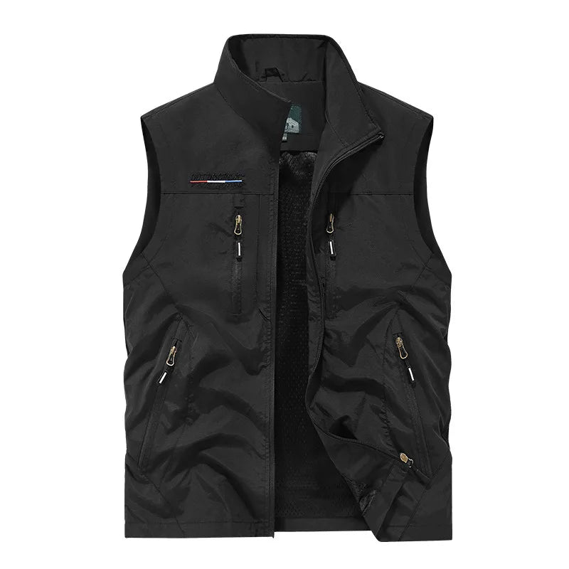Multi-pocket Vest, Outdoor Activities, Rock Climbing, Hiking, Camping, Fishing, Mountain Climbing, Traveling, Photography, Vest