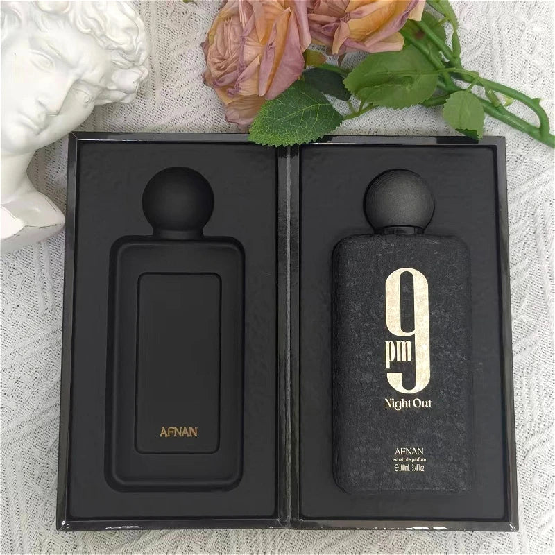 Perfumes and Colognes Perfumes Arabes Perfume Man 9PM Night Out AFNAN 9pm Woody Masculine Rich Attractive Luxury Scent 100ml