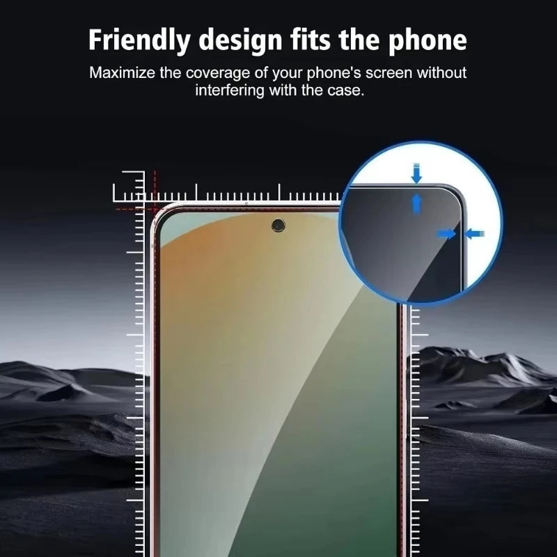 1-4PCS Privacy Screen Protector Tempered Glass For Redmi Note 15 Pro 5G 14 13 12 11 10 11S 10S 15C 14C 13C 12C 10C A3 Glass Film