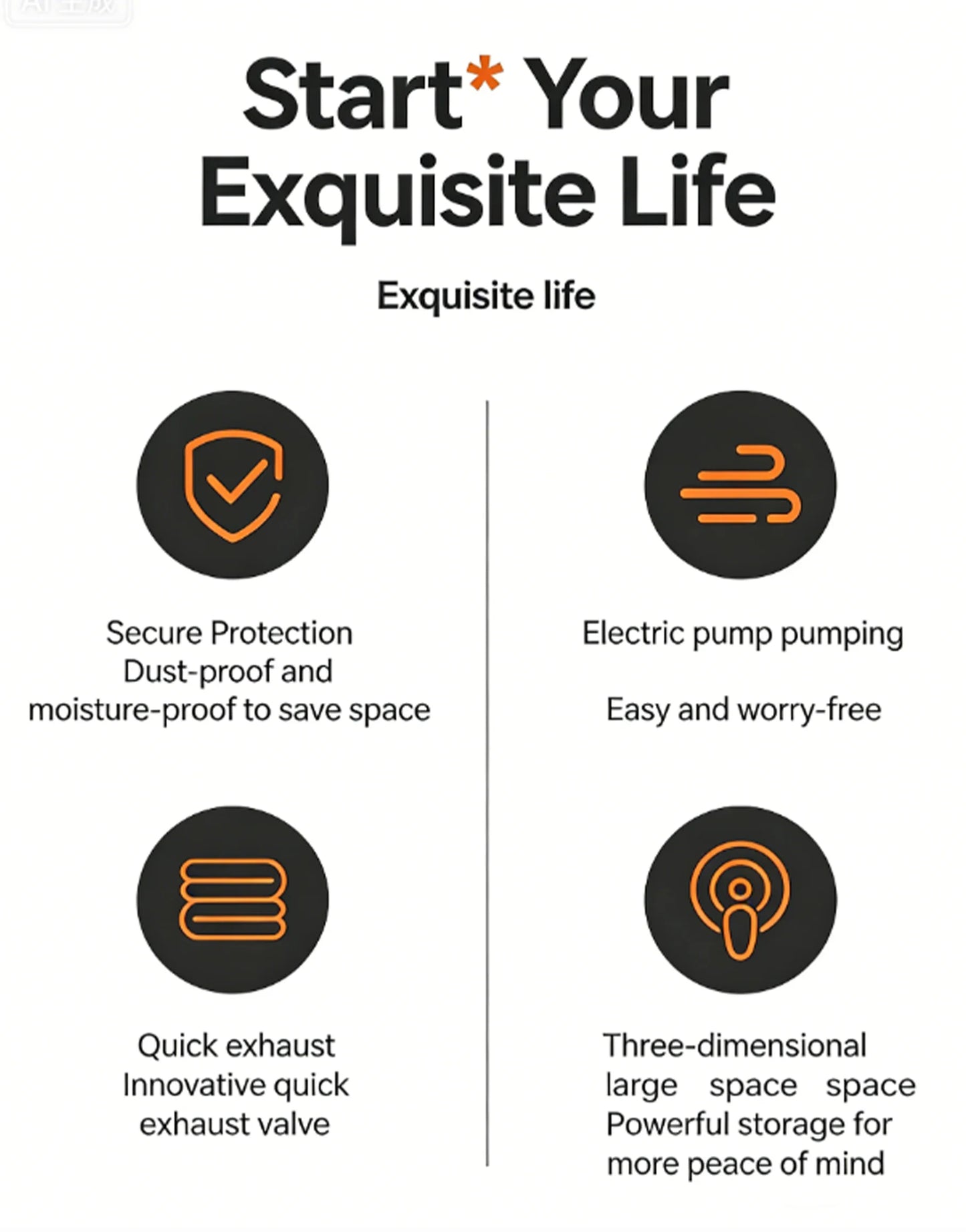 Vacuum Bag for Clothes, Air Vacuum Bag with Pump, Travel Essentials, Space Saver Bags for Comforters Blankets Storage Organizer