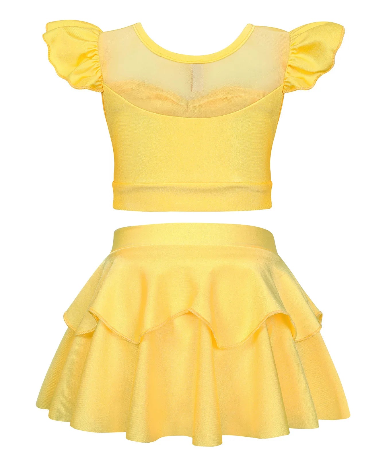 Girls Ruffle Style Princess Swimwear Rapunzel Separate Swimsuit Kids Elsa Anna Jasmine Princess Swimsuits Beach Bikini