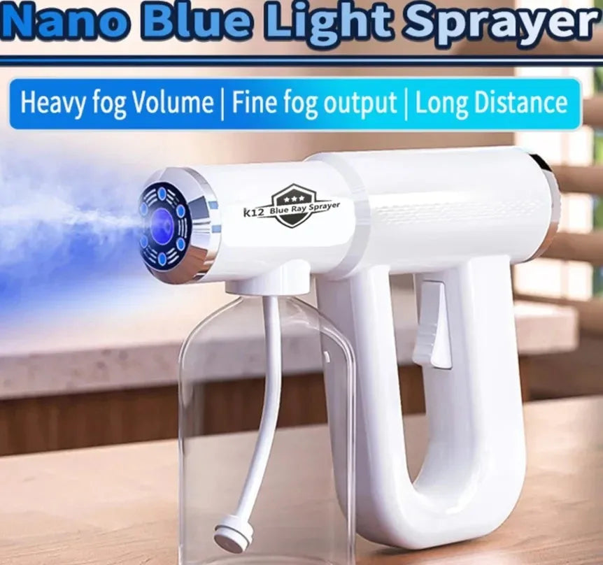 Blue Light Nano Hair Care Spray 300ML - USB Rechargeable Wireless Steam, Professional Styling Tool