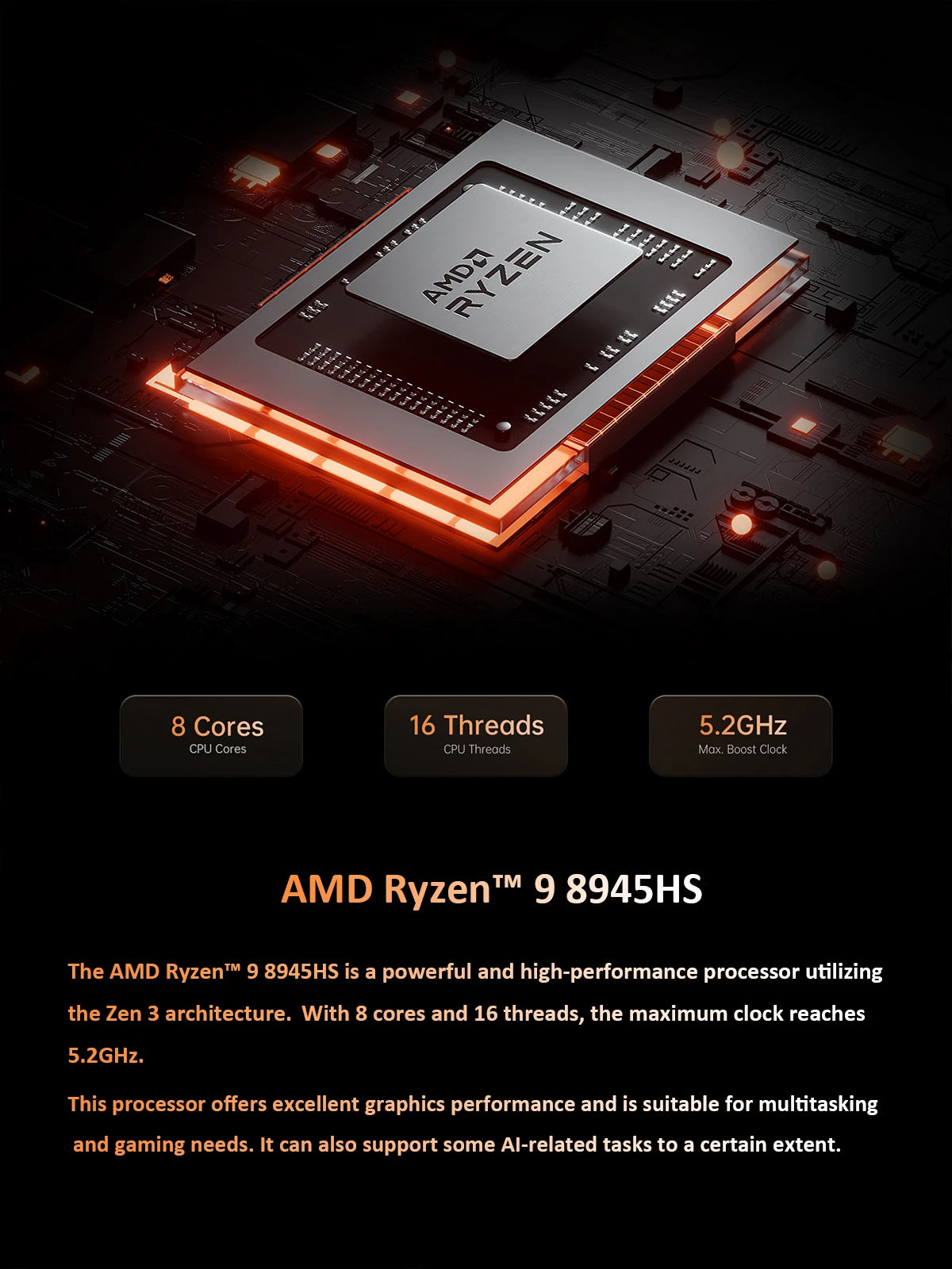 MINISFORUM UM890 UM880 Pro AMD Ryzen 9 8945HS R7 8845HS Mini PC Gaming 2*USB4.0 2*DDR5 2*PCIE4.0 Window11 Desktop Computer WiFi6