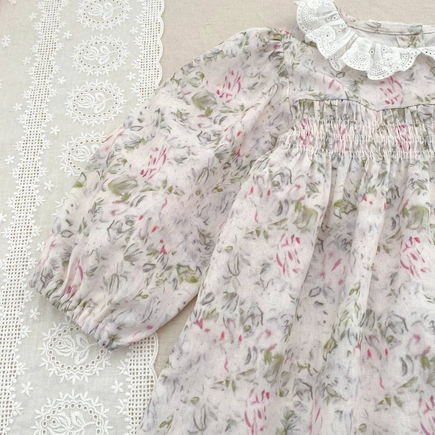 0-6Y Family Sister Matching Flower Dress Newborn Baby Girl Jumpsuit Sisters Clothes Princes Cotton Baby Dress Autumn Baby Dress