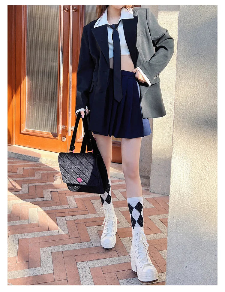 Women Platform Sneakers Designer Women Boots Fashion Outdoor Vulcanize Shoes Women High Top Canvas High Heels Plus Size 36-42