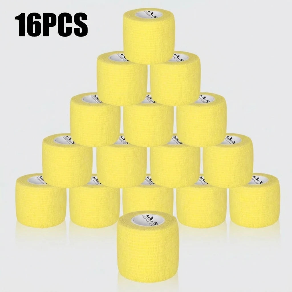 16/10/3PCS Tattoo Grip Bandage Colorful Self Adhesive Wrap 5cm X 4.5m Non Slip Handle Tape Tattoo Machine Grip Cover Supplies
