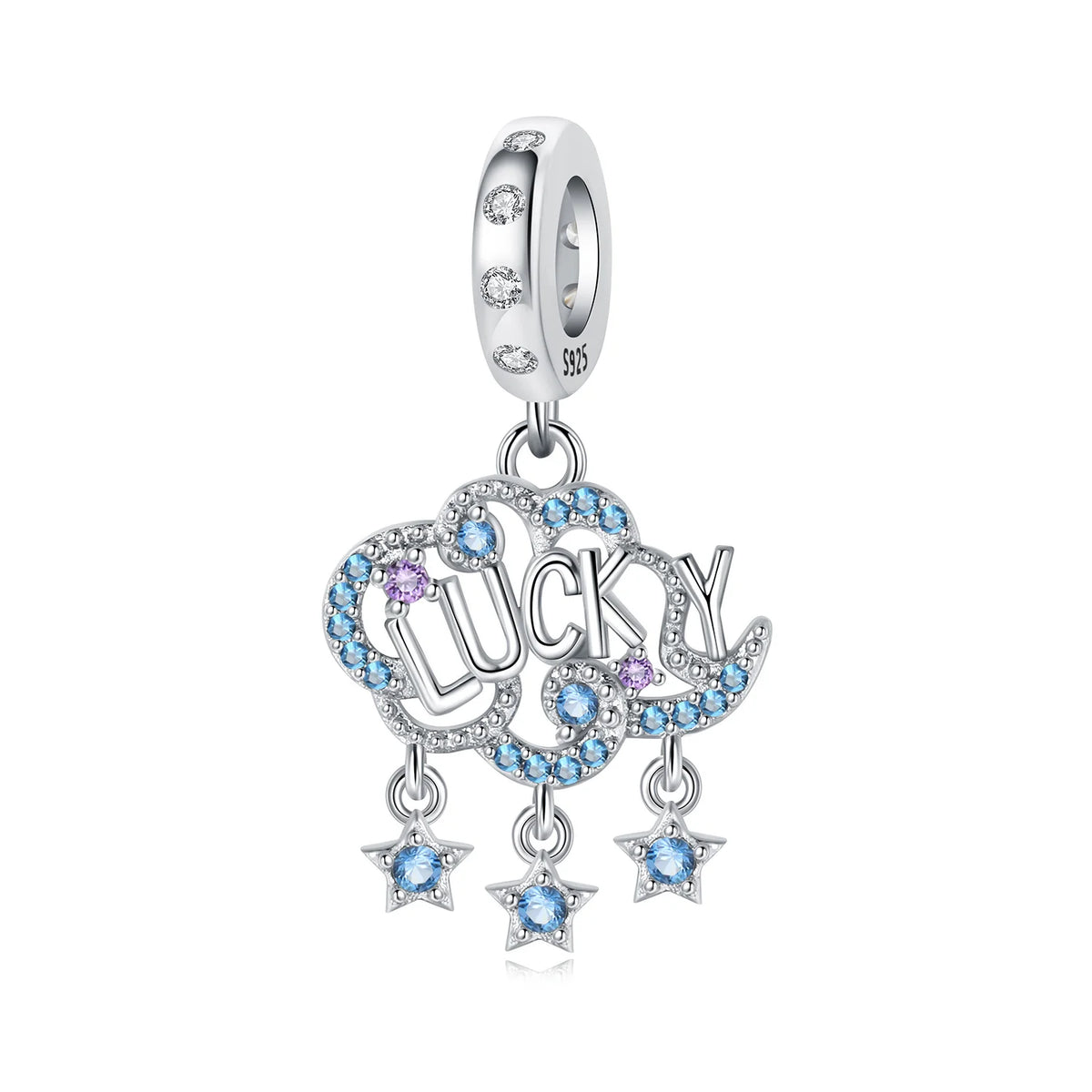 925 Sterling Silver Two-tone Symmetrical Angel Wing Pendant Necklace for Women Lucky Symbol Original Jewelry Party Couple Gift