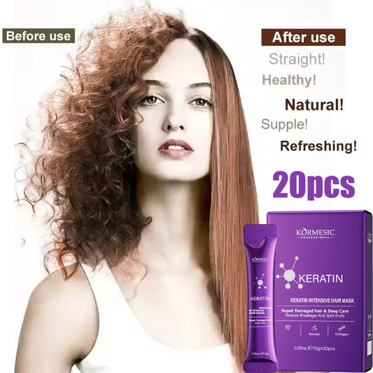 Magical Keratin Hair Mask 5 Seconds Repair Damaged Frizzy Hair Soft Smooth Shiny Nutrition Deep Moisturize Nourishing Hair Care