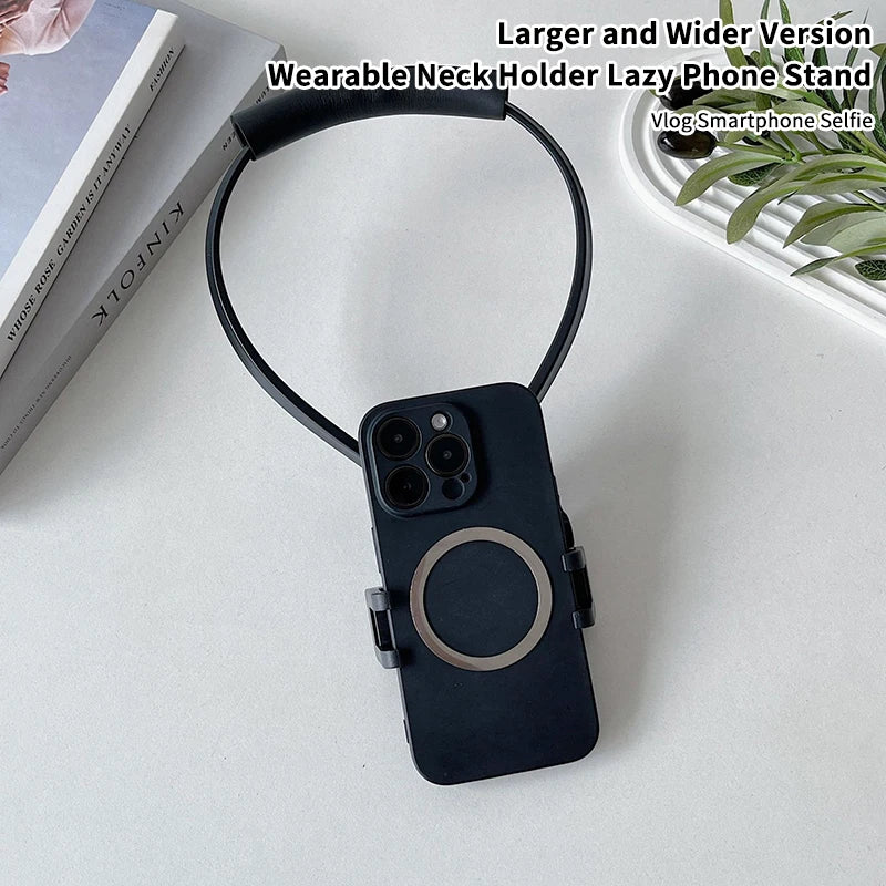 Neck Holder Lazy Phone Stand For  16 15 14 13 Pro Max   Outdoor First Angle Vlog Recording Selfie Bracket