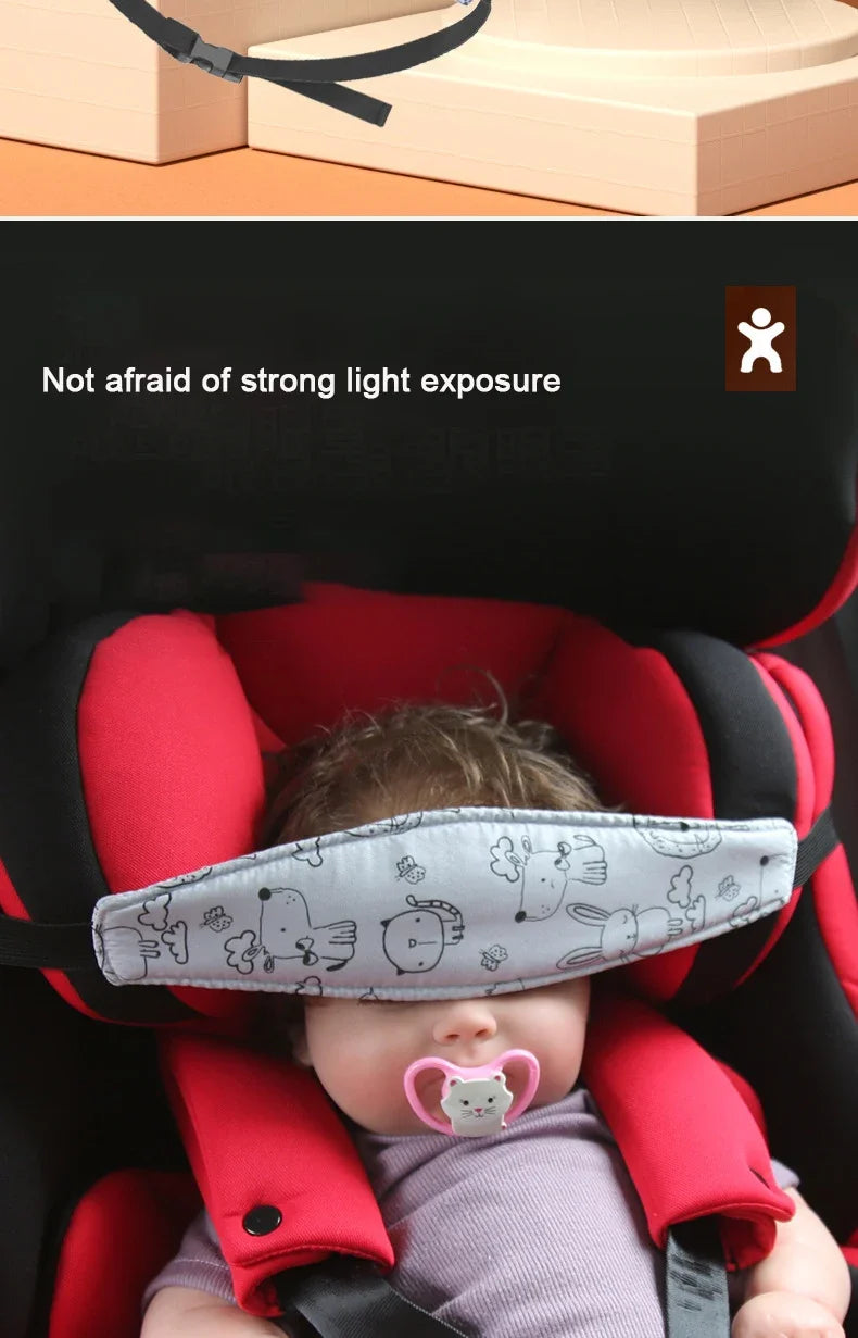 Infant Baby Car Seat Head Support Children Belt Fastening Belt Adjustable Boy Girl Sleep Positioner Baby Saftey Pillows