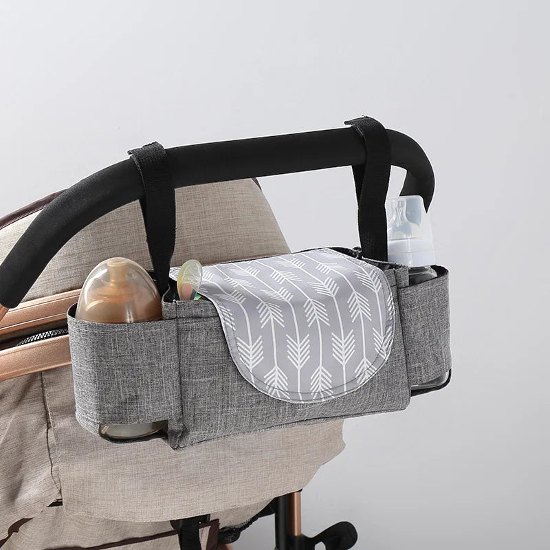 Stroller Bag Pram Stroller Organizer Baby Stroller Accessories Stroller Cup Holder Cover Trolley Organizer Travel Accessories