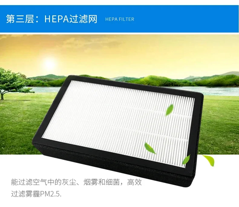 2026 Fresh Air Intake Inline Filter Box With Pre-filter, Activated Carbon and HEPA filter For HVAC System to Intake Fresh Air