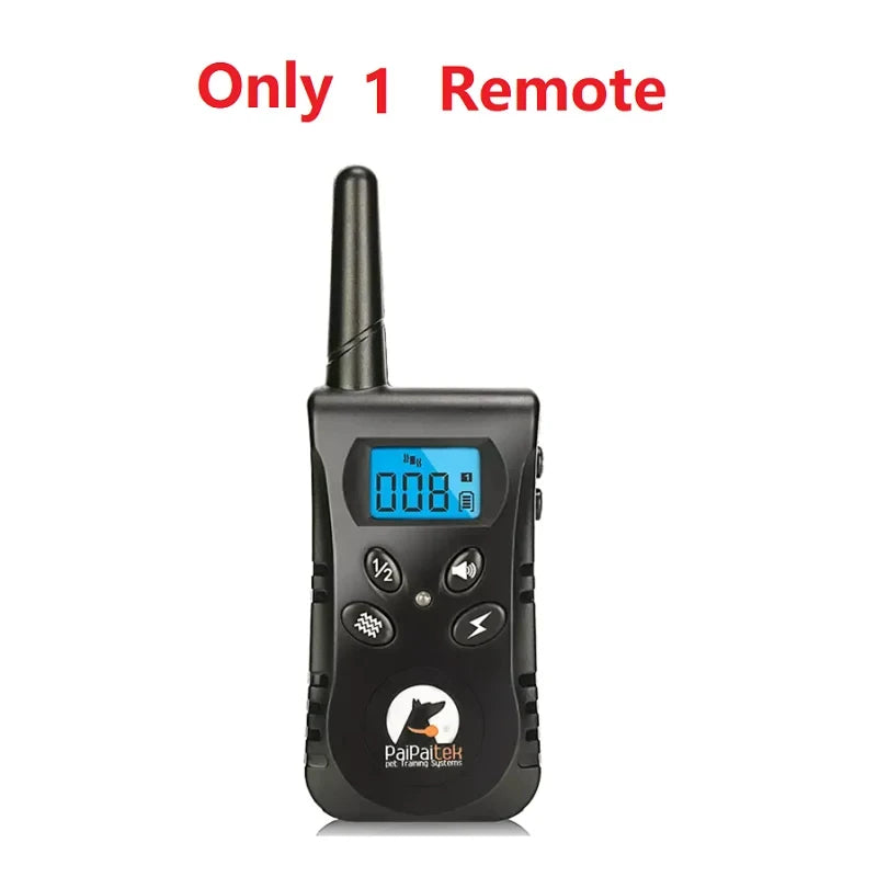 Paipaitek 500yd Dog Training Collar Anti Bark Shocker for S/M Dogs Electric Dog Collar With Remote Rechargeable Waterproof