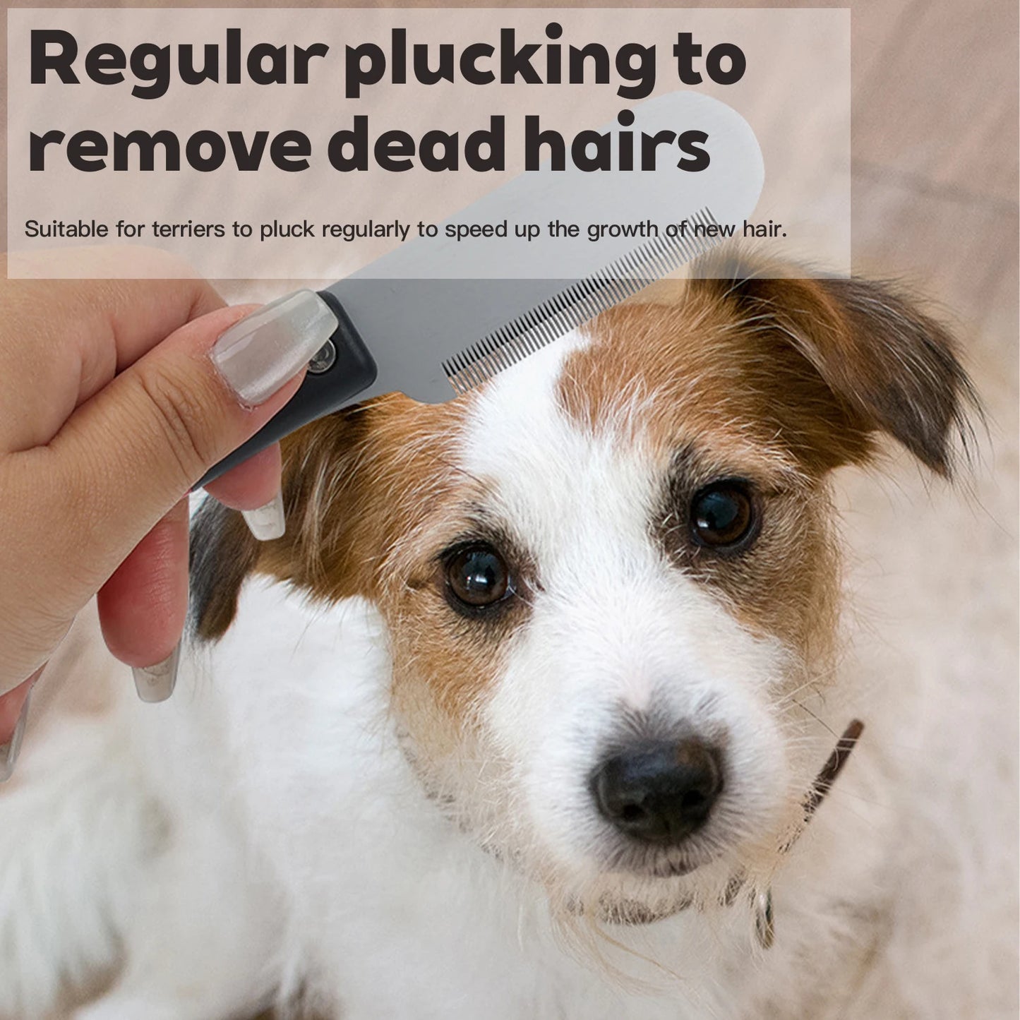 Dog Grooming Tools Dog Comb Pet Grooming Brush Terrier Plucking Knife Pet Hair Beating Knife Scraper Comb Dog Accessories