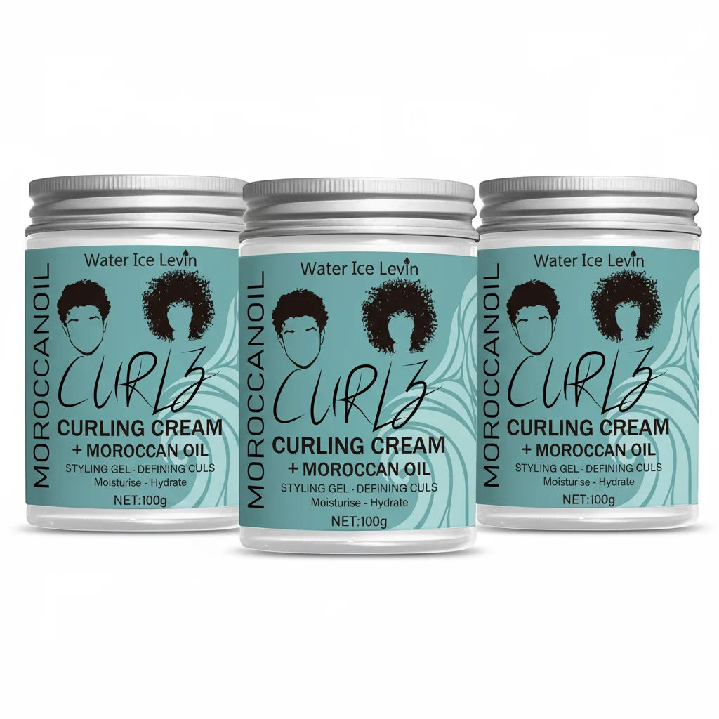 Coconut Oil Curling Cream - Hydrating Curl Definition, Softness & Shine, Frizz Control, Winter Hair Care, All Hair Types