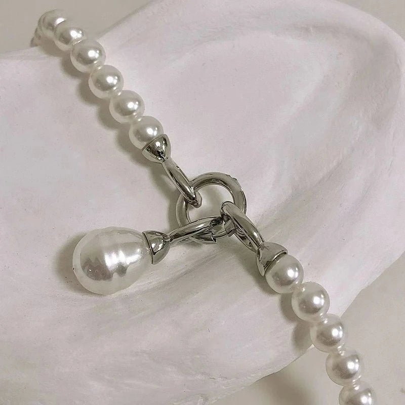Fashion Personality Pearls Long Body Chain For Women Girls Versatile Chains Backpack Crossbody Jewelry Suit Accessories Gifts