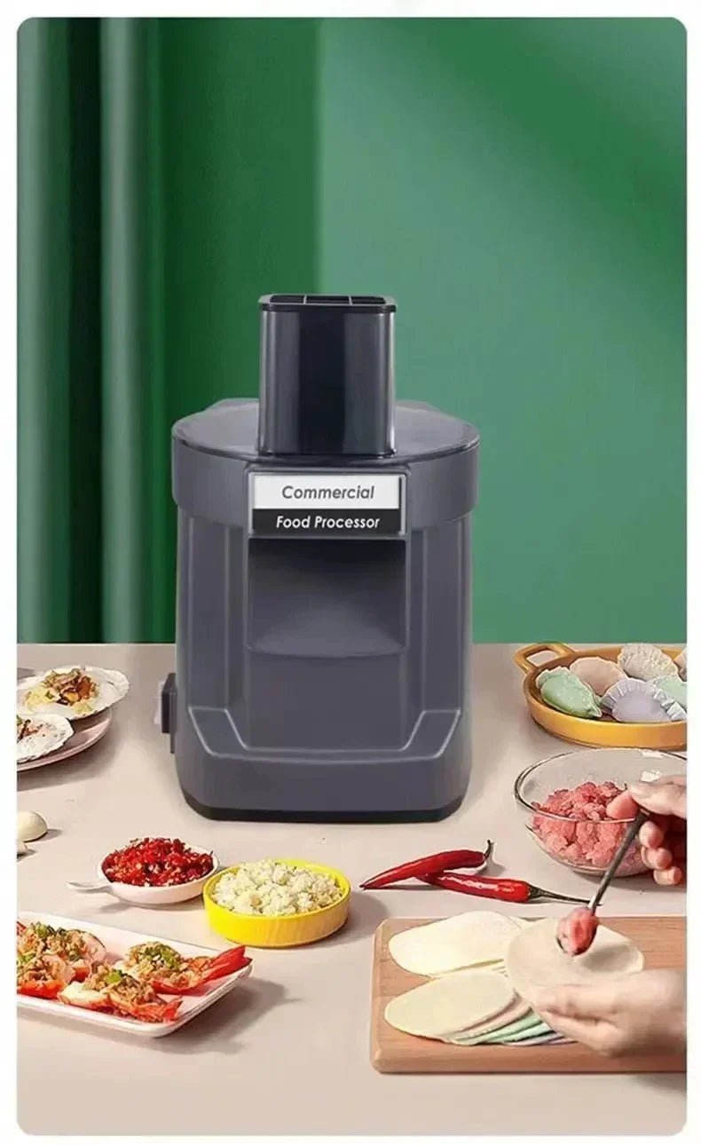 Commercial Vegetable Chopper 3 in1 Multifunctional Electric Cutting Machine Carrot Potato Slice Shred Diced Food Processor