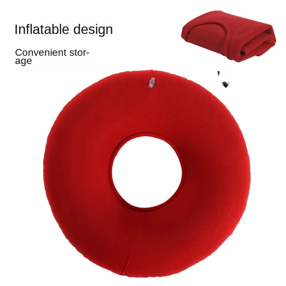 Postpartum Cushion Inflatable Piles Ring Cushion Donut Pillow Vinyl Rubber Seat Medical Hemorrhoid Pad Ring Cushion