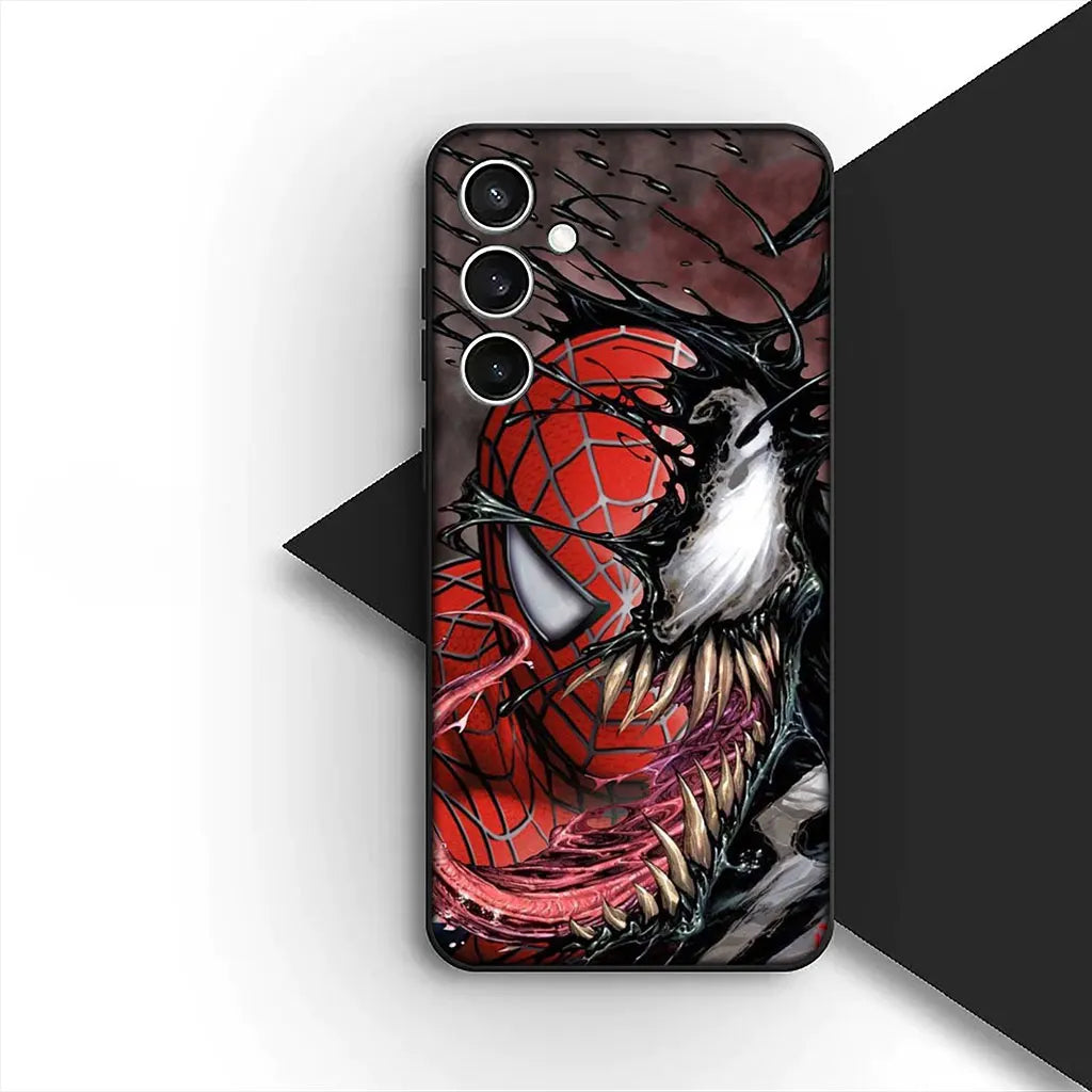 Cover Venom Spider Man Marvel Spiderman Phone Case for OPPO A18 A16 A80 A40 A17 A15 A38 A78 A79 A54 A57 A58 A60 4G 5G Casing
