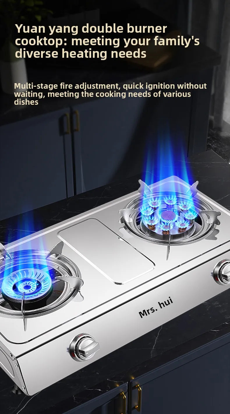 High Pressure Gas Stove for Home Use LPG Natural Gas Stove Commercial Strong Flame Cooker